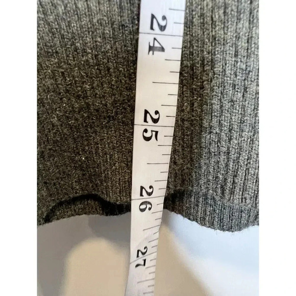 Eddie Bauer Cotton Merino Wool Blend Pullover Sweater Olive Green Mens Sz Small - Picture 5 of 6